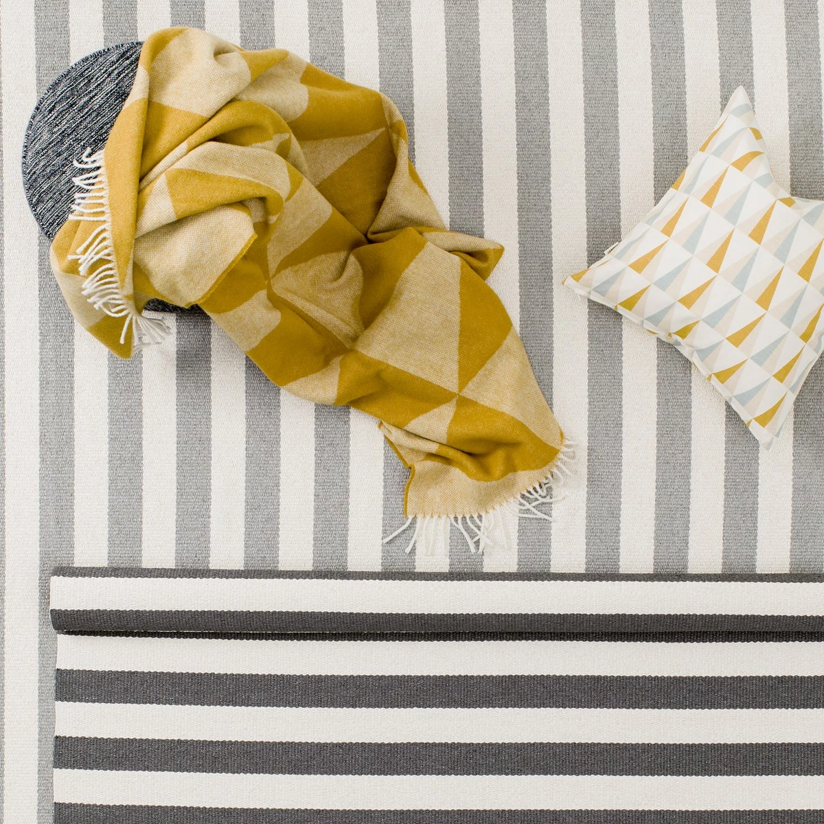 Rime Katoenen Plaid 4 Rime Katoenen Plaid - Afbeelding 2