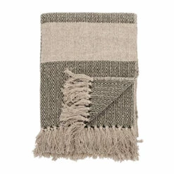 Bloomingville Plaid Gestreept 130x160 Cm