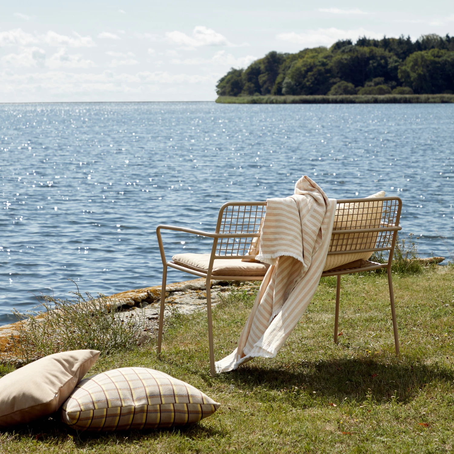 Broste Copenhagen Frankie Katoenen Plaid 130x180 Cm 4 Broste Copenhagen Frankie Katoenen Plaid 130x180 Cm - Afbeelding 2