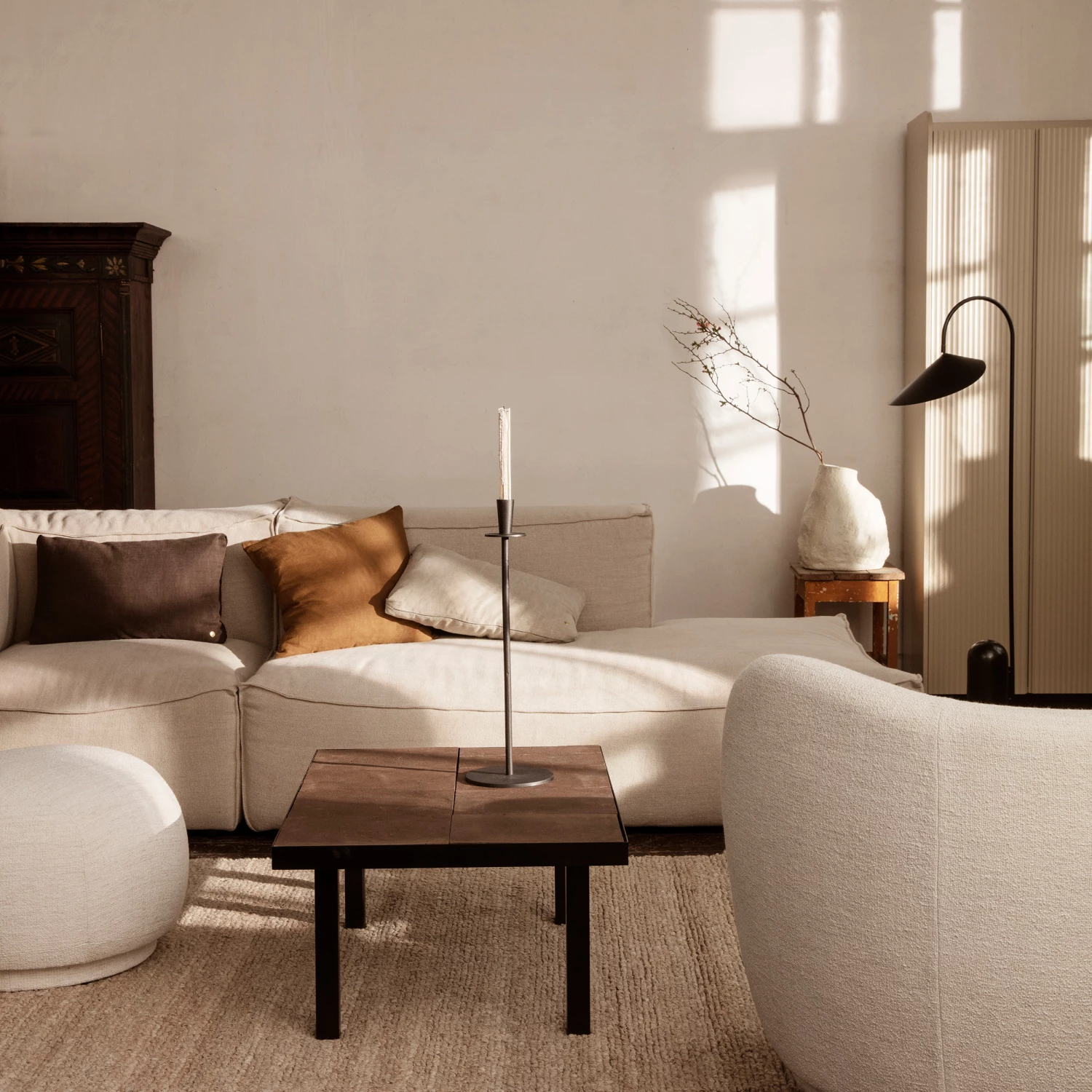 Ferm LIVING Linen Kussen 50x50 Cm 5 Ferm LIVING Linen Kussen 50x50 Cm - Afbeelding 3