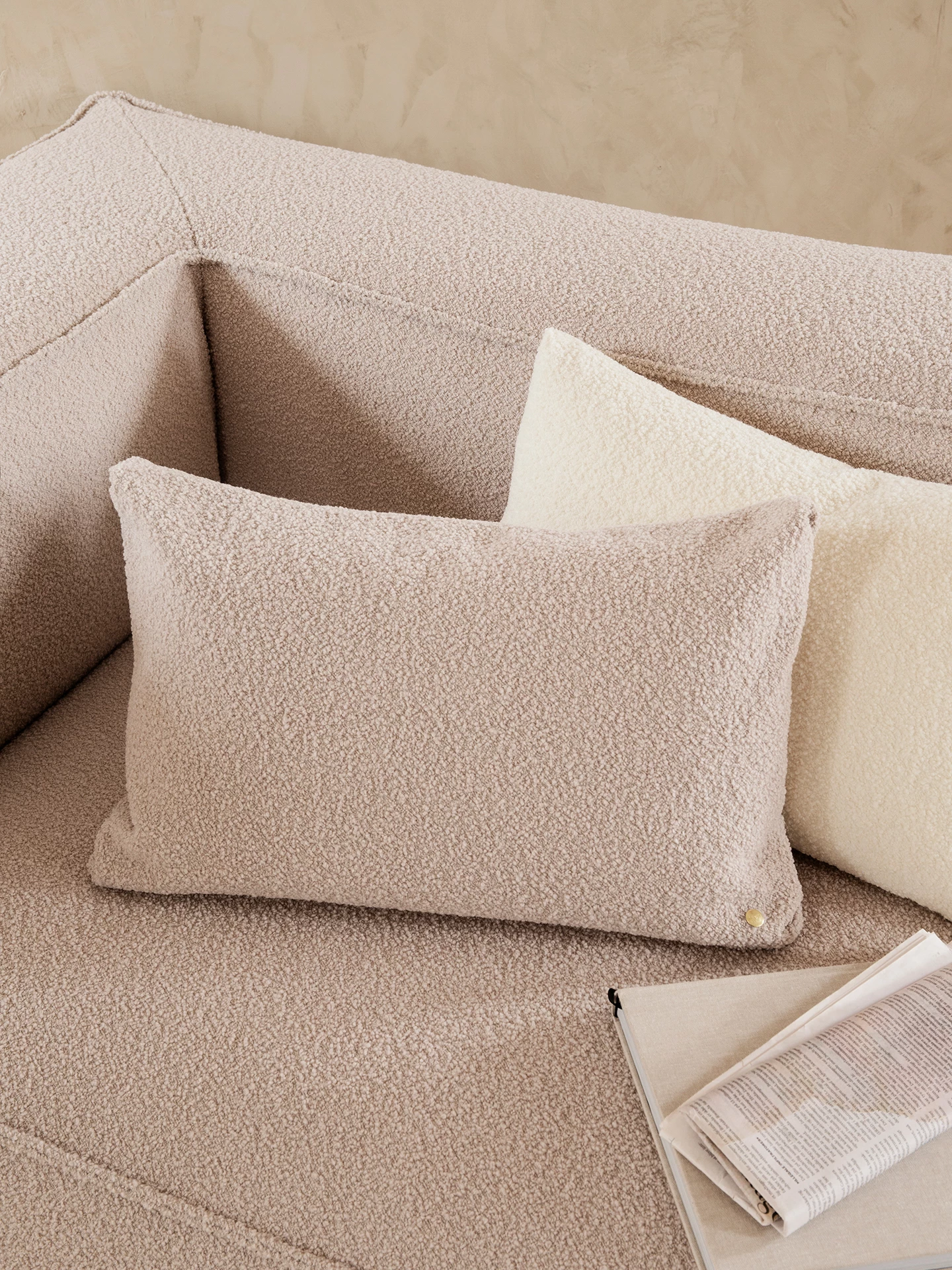 Ferm LIVING Clean Kussen Bouclé 40x60 Cm 4 Ferm LIVING Clean Kussen Bouclé 40x60 Cm - Afbeelding 2