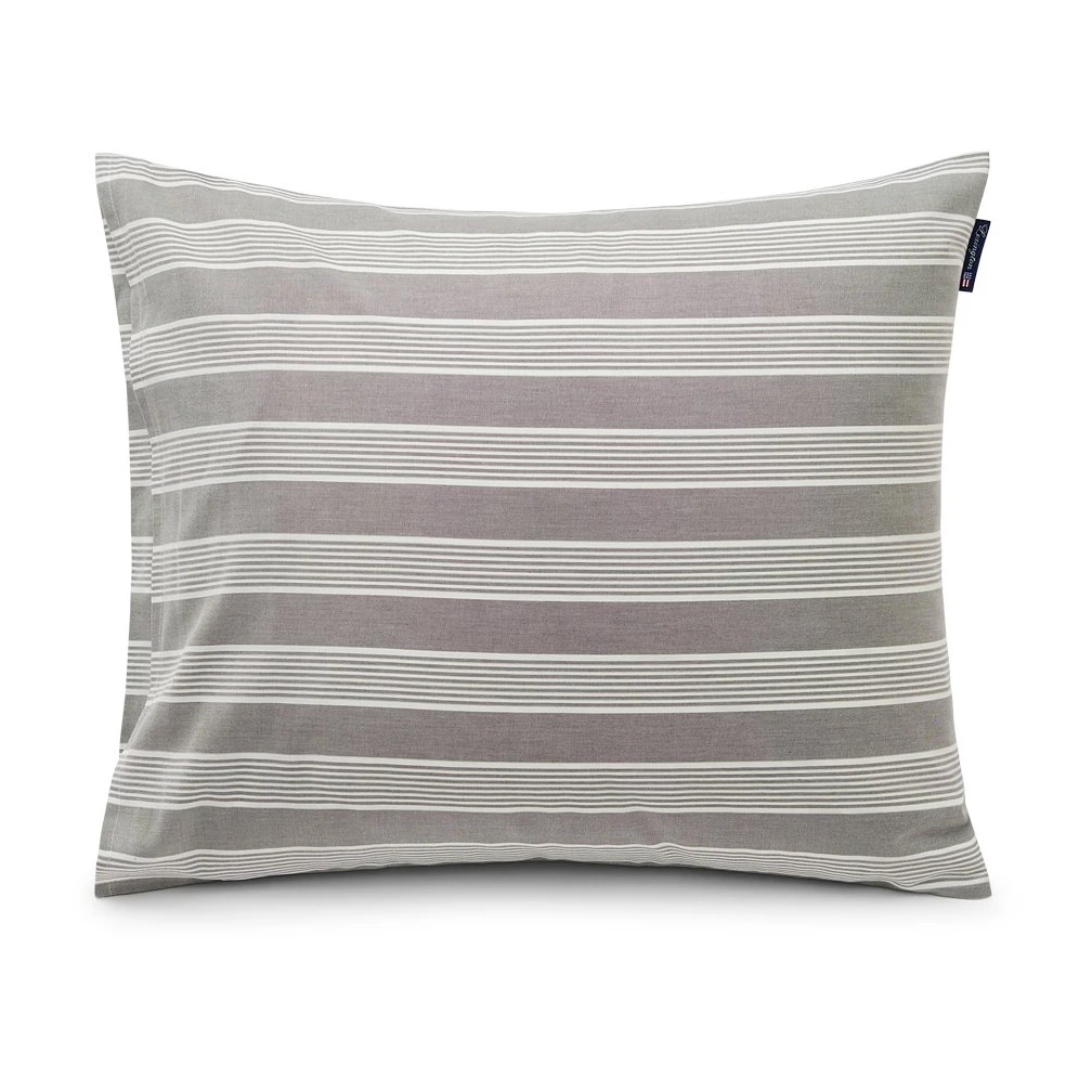 Lexington Striped Lyocell Cotton Kussensloop 50x60 Cm 3 Lexington Striped Lyocell Cotton Kussensloop 50x60 Cm