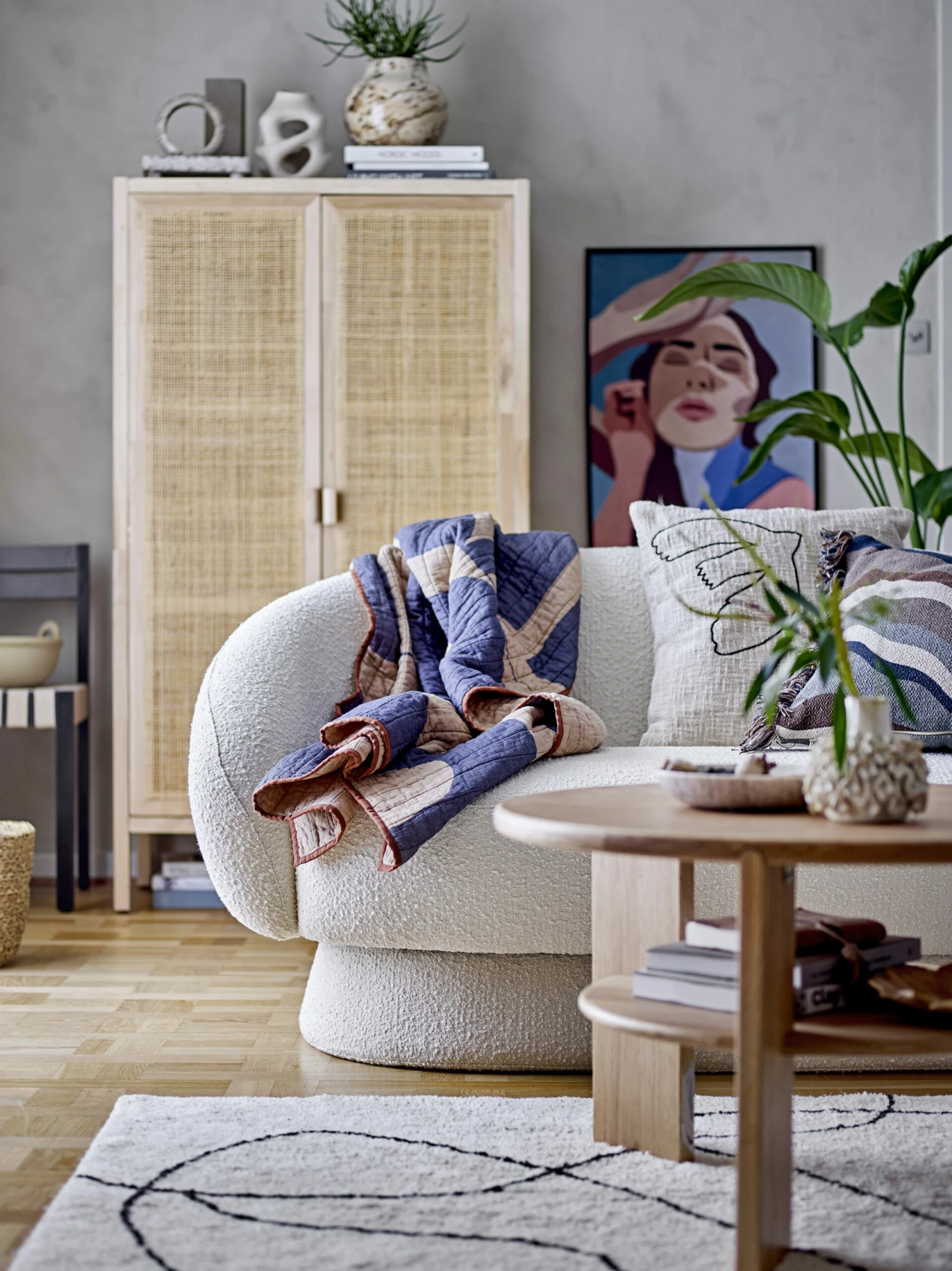 Bloomingville Roosi Plaid 130x150 Cm 5 Bloomingville Roosi Plaid 130x150 Cm - Afbeelding 3