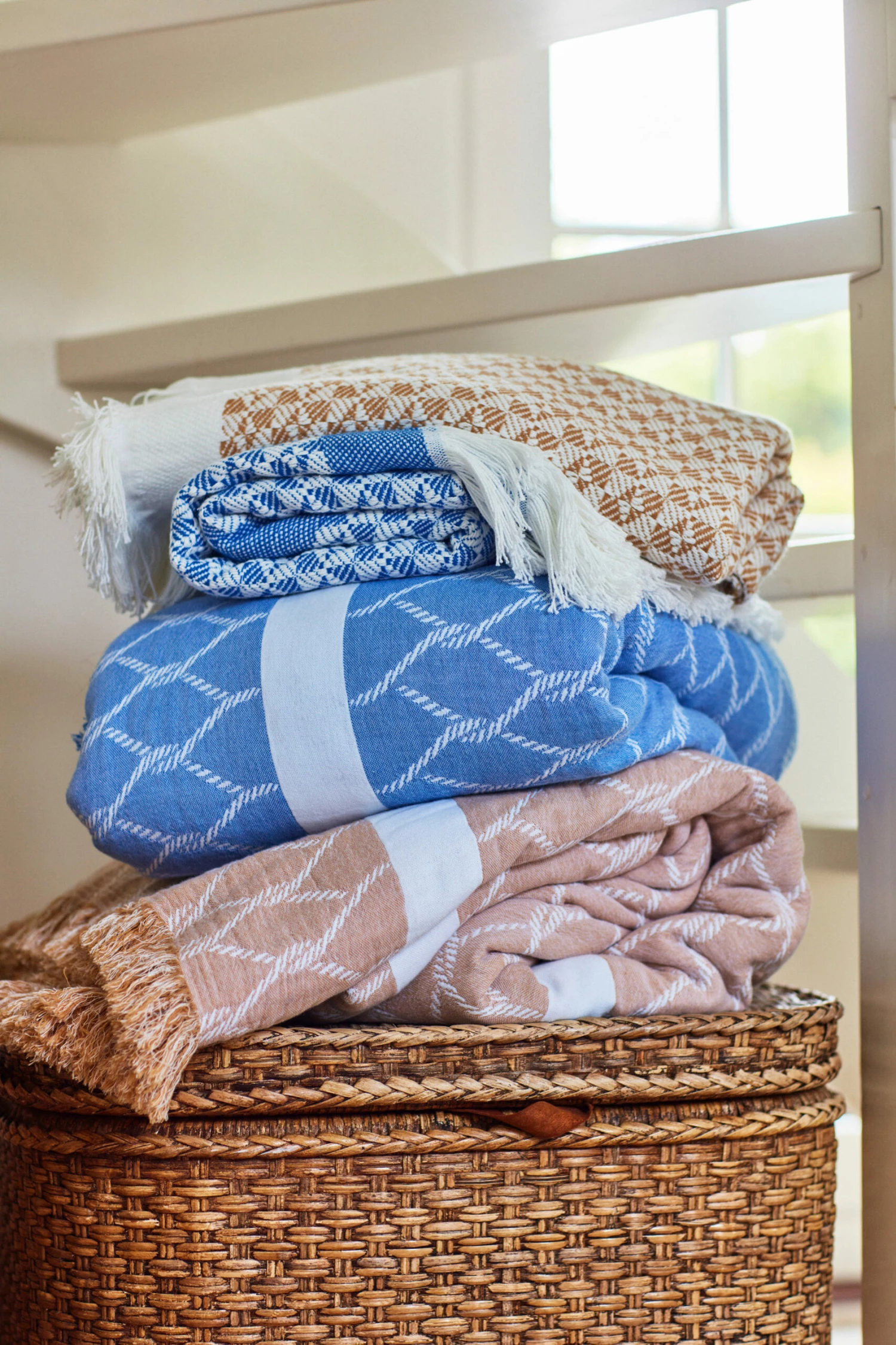 Lexington Striped Structured Recycled Katoenen Plaid 130x170 Cm 8 Lexington Striped Structured Recycled Katoenen Plaid 130x170 Cm - Afbeelding 6