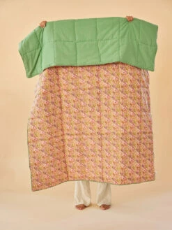 Rice Katoenen Deken Gebloemd 140x200 Cm -beddengoed winkel 579470 01 40 EnvironmentImage e9e3462dc4