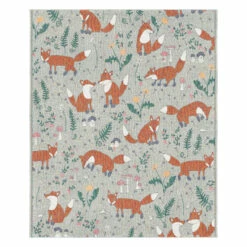 Rävar Katoenen Deken 140x170 Cm