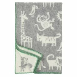 Klippan Yllefabrik Jungle Wollen Deken