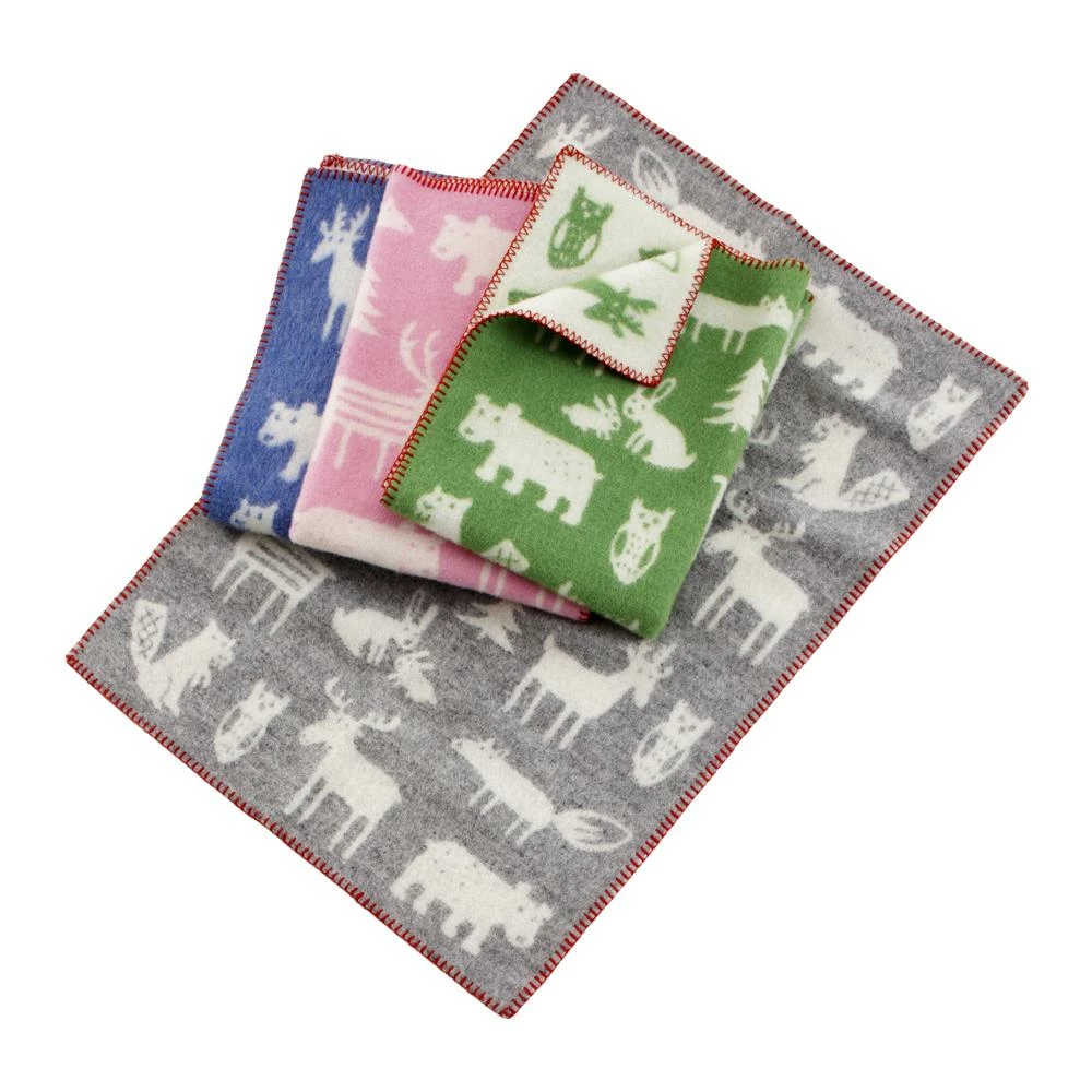 Klippan Yllefabrik Forest Kinderplaid 4 Klippan Yllefabrik Forest Kinderplaid - Afbeelding 2